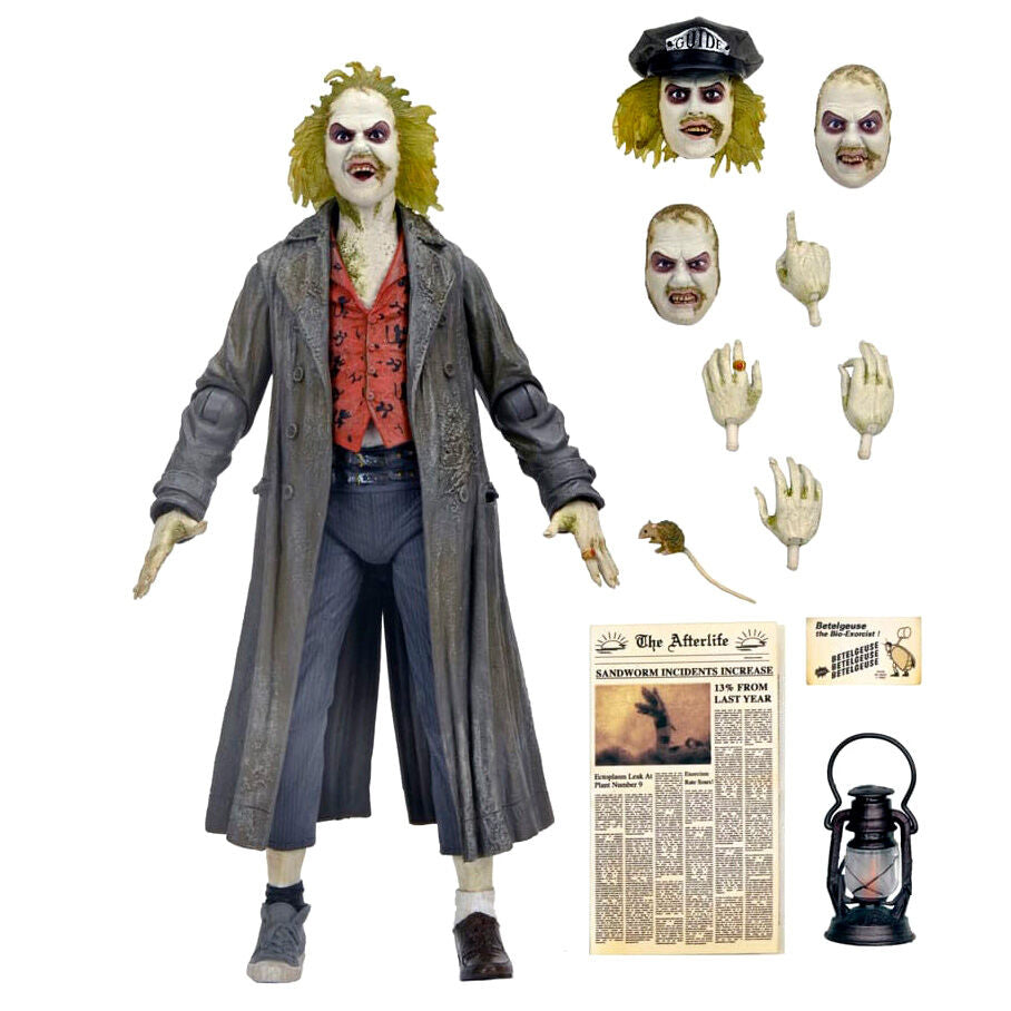 Imagen 1 - Figura Ultimate Beetlejuice: Tour Guide The Bio-exorcist Beetlejuice 1988 18Cm