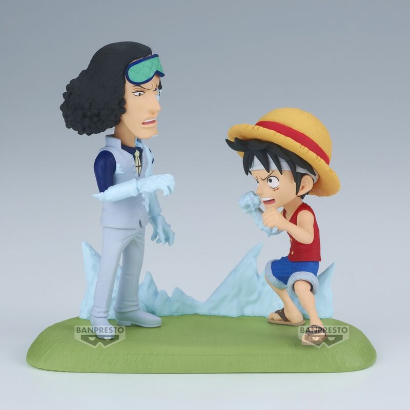 Imagen 1 - Figura Monkey D. Luffy Vs Kuzan World Collectable Figure Log Stories One Piece 9Cm