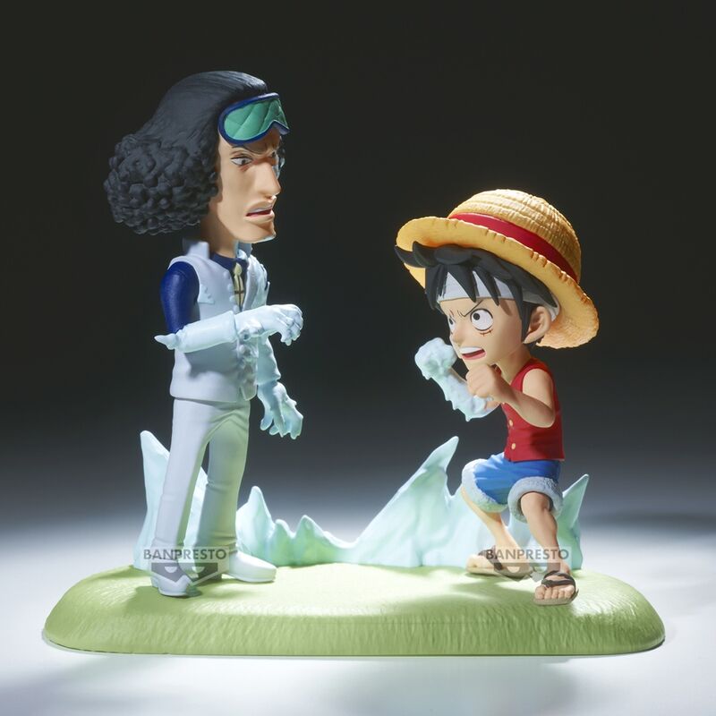 Imagen 4 - Figura Monkey D. Luffy Vs Kuzan World Collectable Figure Log Stories One Piece 9Cm
