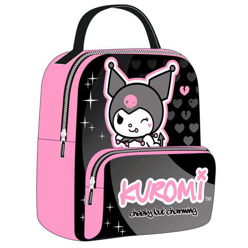 Imagen 1 - Mochila Kuromi Hello Kitty 23Cm