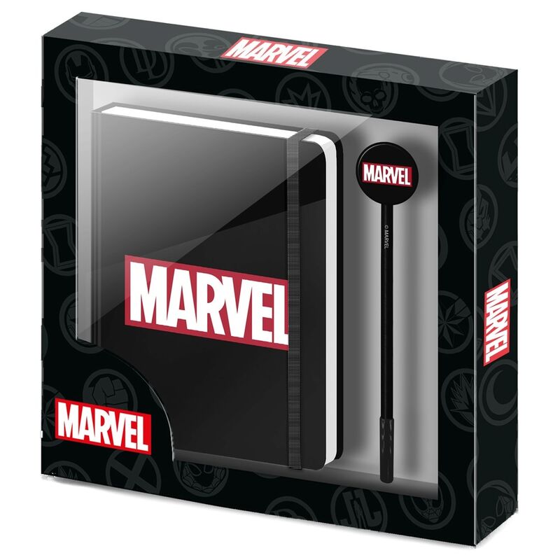 Imagen 1 - Set Diario + Boligrafo Comics Marvel