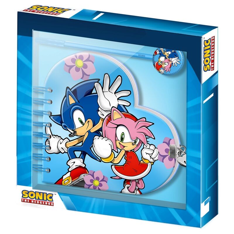 Imagen de Set Diario + Boligrafo Sonic The Hedgehog parte de nuestra colección en Espadas y más, sitio oficial.