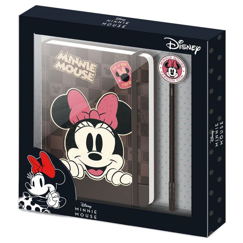 Imagen de Set Diario + Boligrafo Minnie Disney parte de nuestra colección en Espadas y más, sitio oficial.