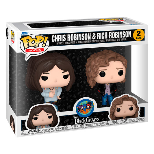 Imagen de Blister 2 Figuras Pop The Black Crowes Chris Robinson & Rich Robinson parte de nuestra colección en Espadas y más, sitio oficial.