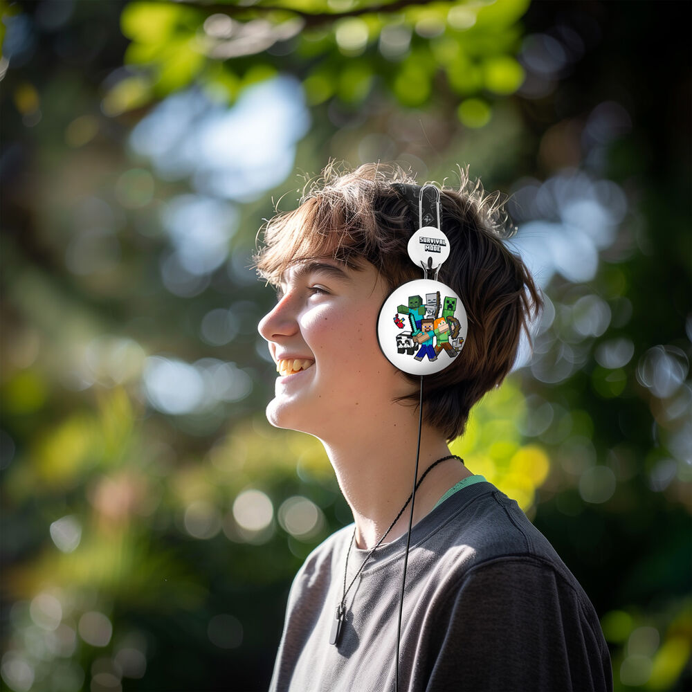 Imagen de Auriculares Universales Minecraft parte de nuestra colección en Espadas y más, sitio oficial.