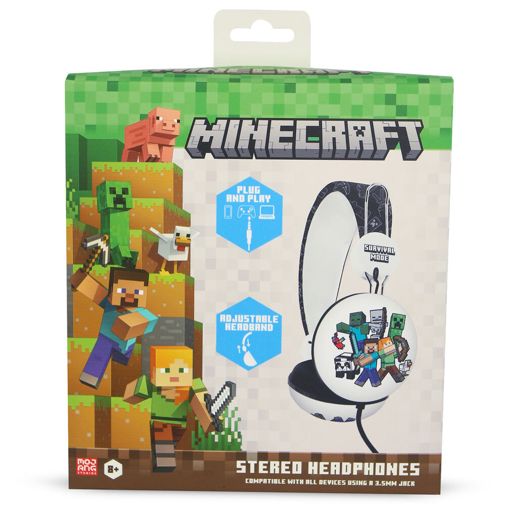 Imagen de Auriculares Universales Minecraft parte de nuestra colección en Espadas y más, sitio oficial.
