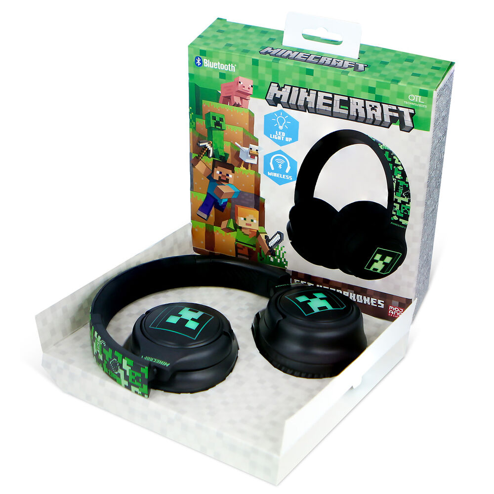 Imagen 4 - Auriculares Inalambricos Led Minecraft