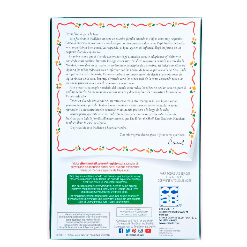 Imagen 4 - Set Cuento + Muñeco Elfo The Elf On The Shelf Español