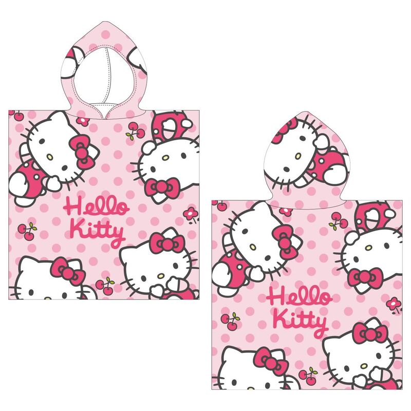 Imagen 1 - Poncho Toalla Hello Kitty Microfibra