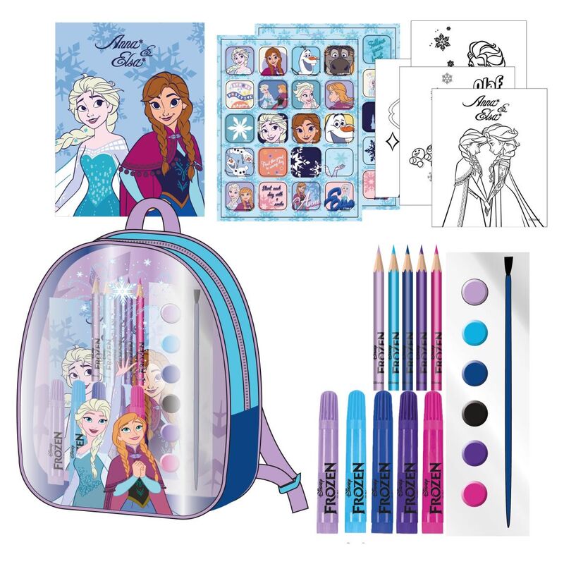 Imagen 1 - Set Papeleria Mochila Frozen Disney