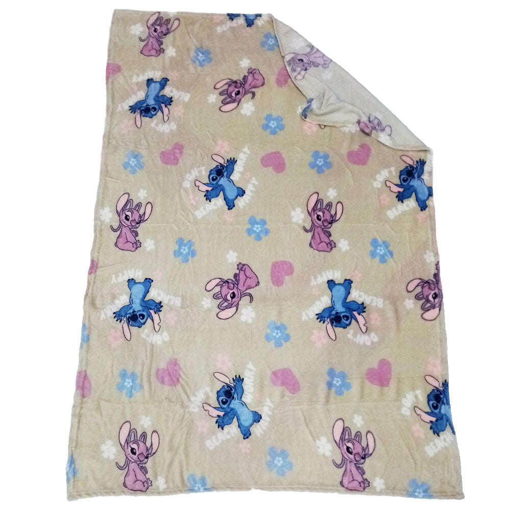 Imagen de Manta Coralina Stitch Disney 110X150cm parte de nuestra colección en Espadas y más, sitio oficial.