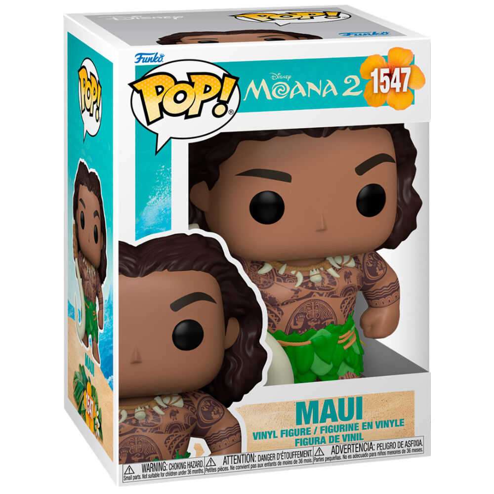 Imagen de Figura Pop Disney Vaiana Moana 2 Maui parte de nuestra colección en Espadas y más, sitio oficial.