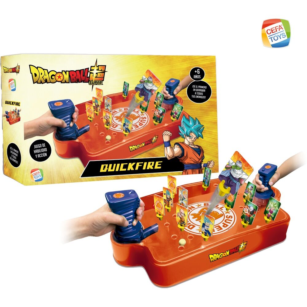 Imagen de Juego Quickfire Dragon Ball Super parte de nuestra colección en Espadas y más, sitio oficial.