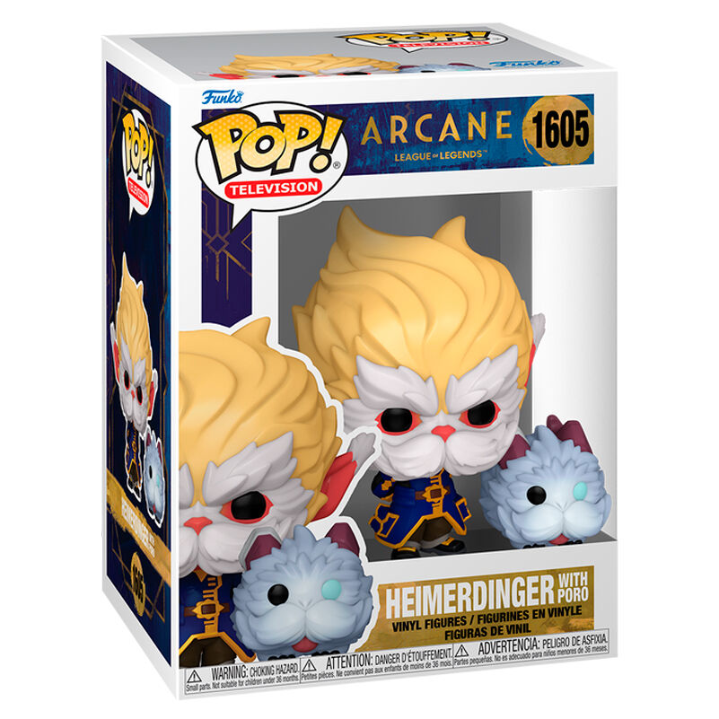 Imagen 2 - Figura Pop League Of Legends Arcane Heimerdinger With Poro