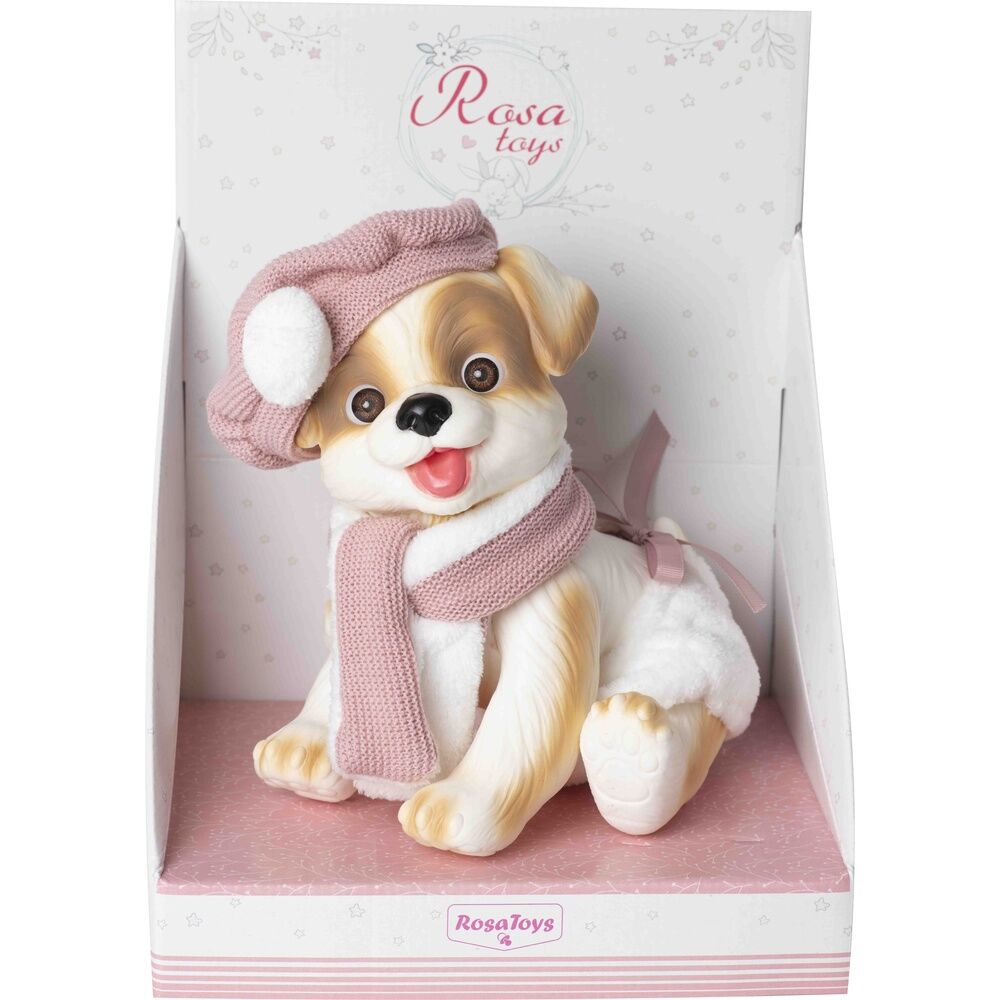 Imagen 3 - Muñeco Bebe Reborn Perrito Bufanda Y Gorro