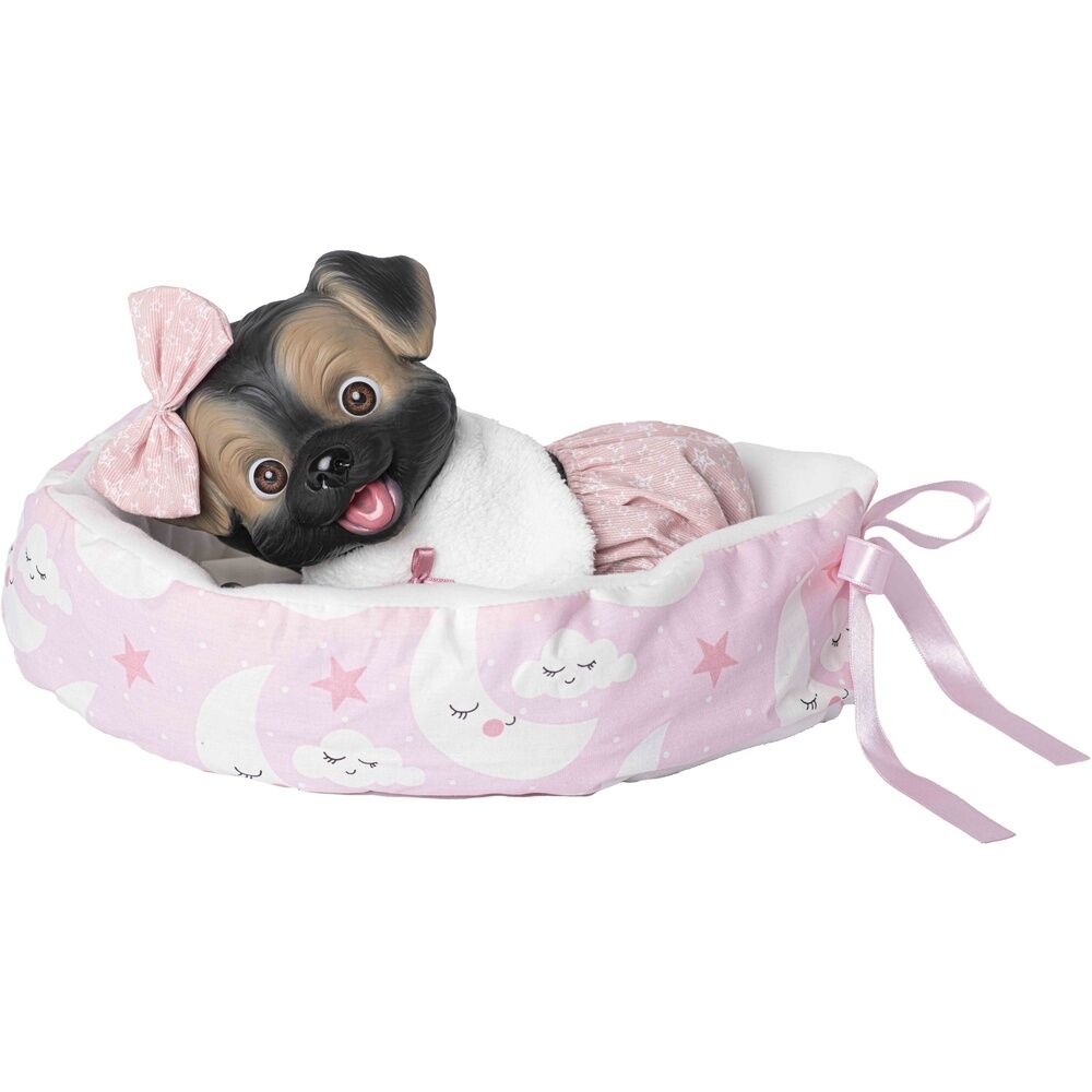 Imagen de Muñeco Bebe Reborn Perrito Moises parte de nuestra colección en Espadas y más, sitio oficial.