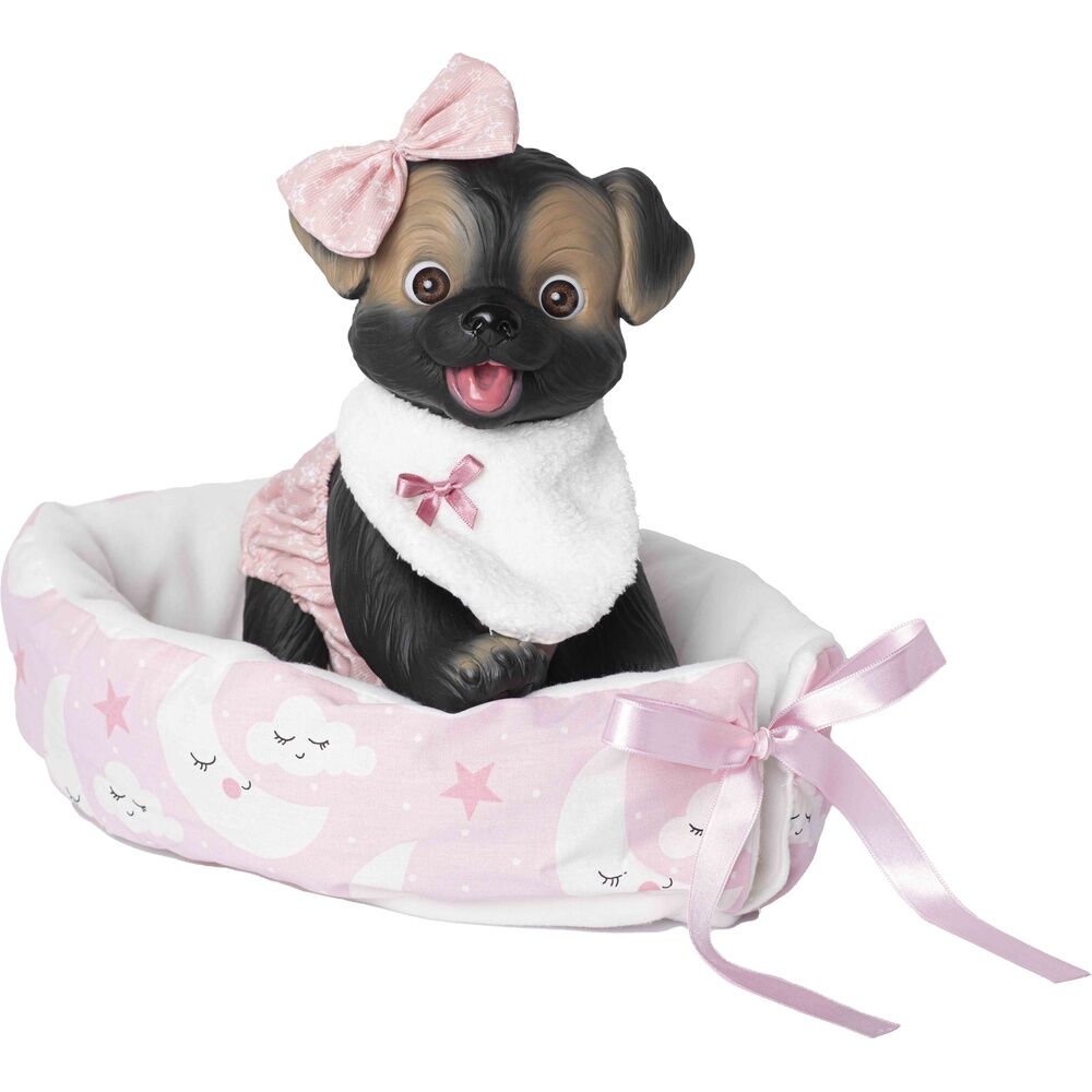 Imagen de Muñeco Bebe Reborn Perrito Moises parte de nuestra colección en Espadas y más, sitio oficial.