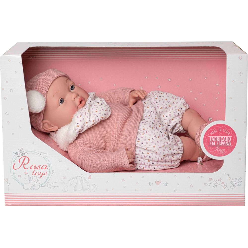 Imagen 2 - Muñeca Bebe Reborn Daniela Lloron Bufanda Rosa