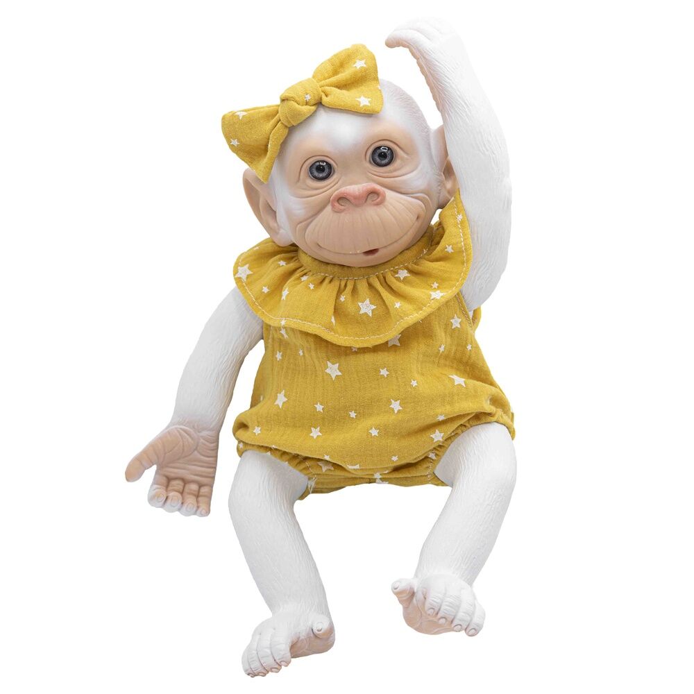 Imagen 1 - Muñeco Bebe Reborn Copito Pelele Amarillo