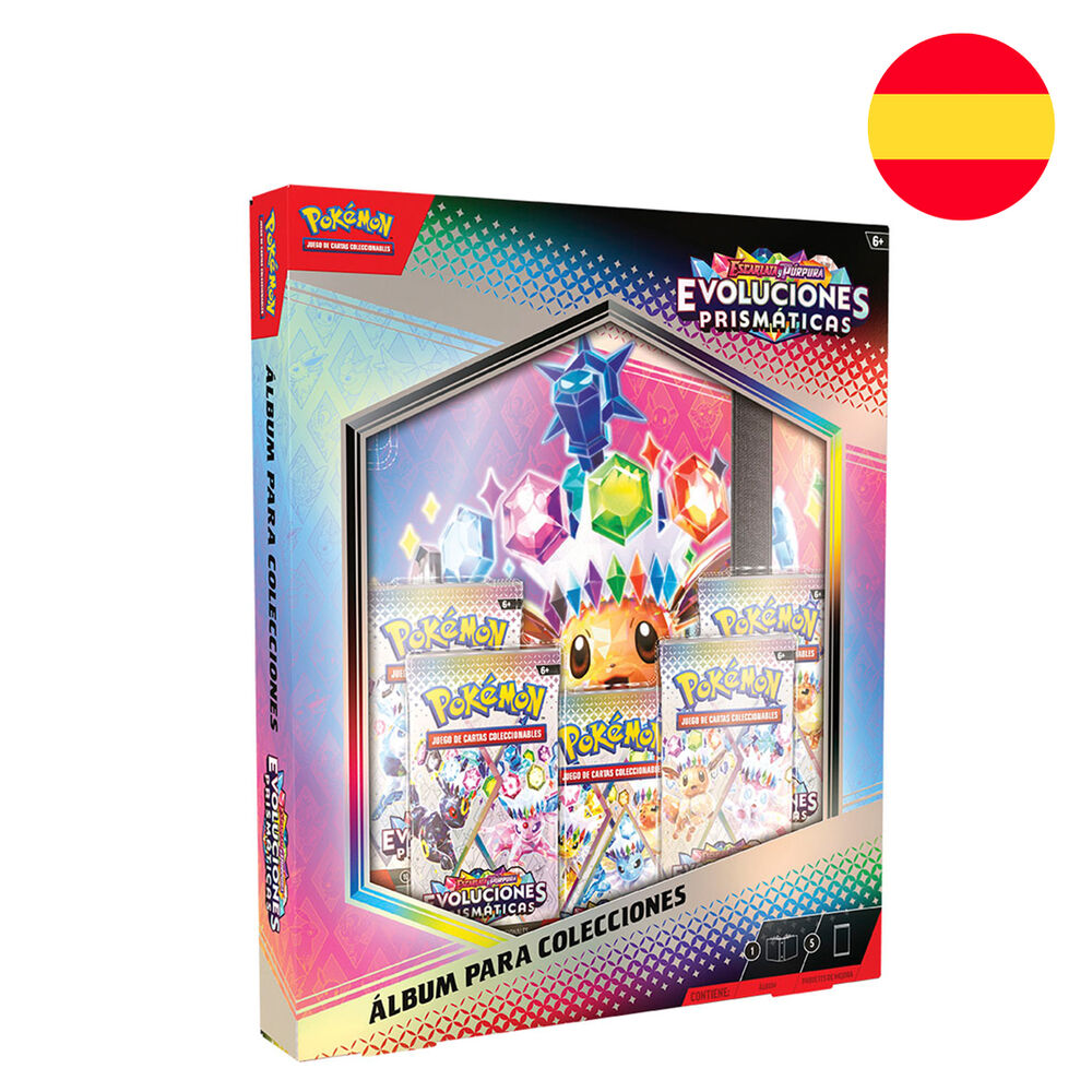Imagen 1 - Blister Juego Cartas Coleccionables Binder Collection Evoluciones Prismaticas Pokemon Español
