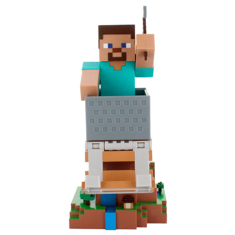 Imagen 1 - Cable Guy Soporte Sujecion Steve Minecraft 20Cm