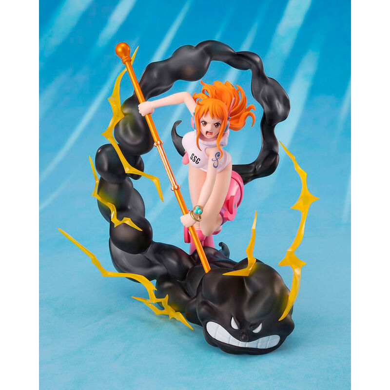 Imagen de Figura Figuarts Zero Extra Battle Nami Lightning Blast One Piece 17Cm parte de nuestra colección en Espadas y más, sitio oficial.