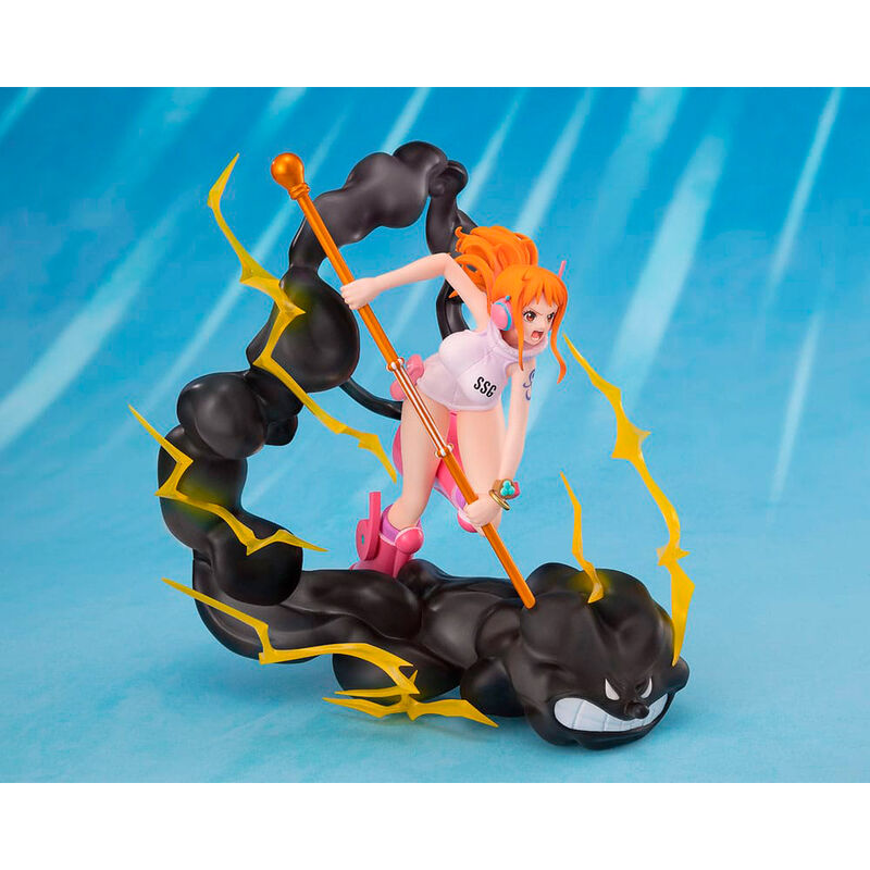 Imagen de Figura Figuarts Zero Extra Battle Nami Lightning Blast One Piece 17Cm parte de nuestra colección en Espadas y más, sitio oficial.