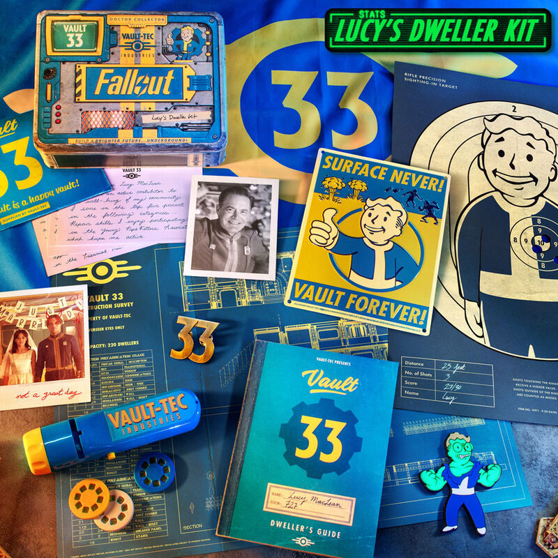 Imagen de Kit Lucys Dweller Fallout parte de nuestra colección en Espadas y más, sitio oficial.