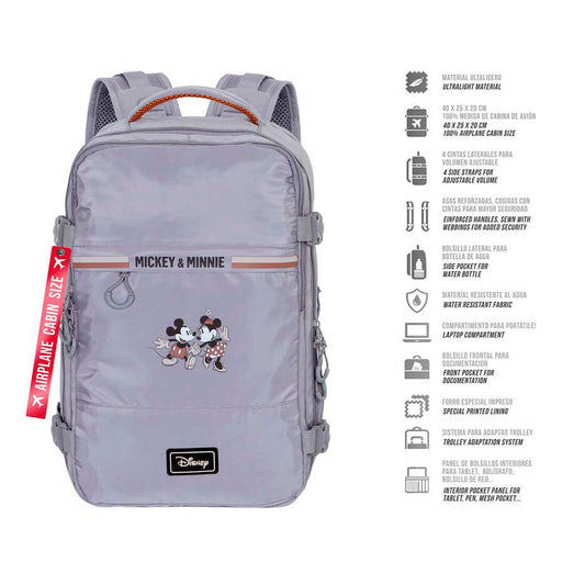 Imagen de Mochila Minnie & Mickey Disney 40Cm parte de nuestra colección en Espadas y más, sitio oficial.