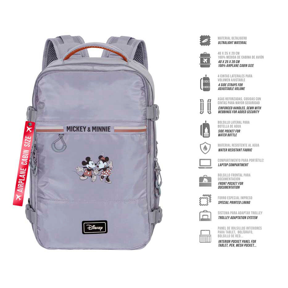 Imagen de Mochila Minnie & Mickey Disney 40Cm parte de nuestra colección en Espadas y más, sitio oficial.