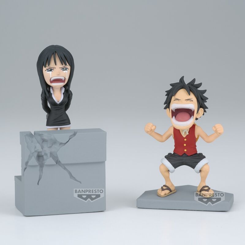 Imagen de Figura Luffy & Nico Robin World Collectable One Piece 10Cm parte de nuestra colección en Espadas y más, sitio oficial.