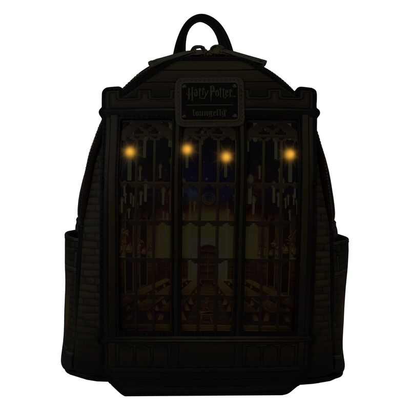 Imagen 2 - Mochila El Gran Comedor Harry Potter Loungefly 26Cm