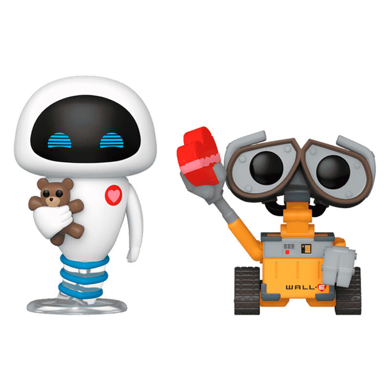 Imagen 1 - Blister 2 Figuras Pocket Pop Disney Pixar Wall-e & Eve Valentine