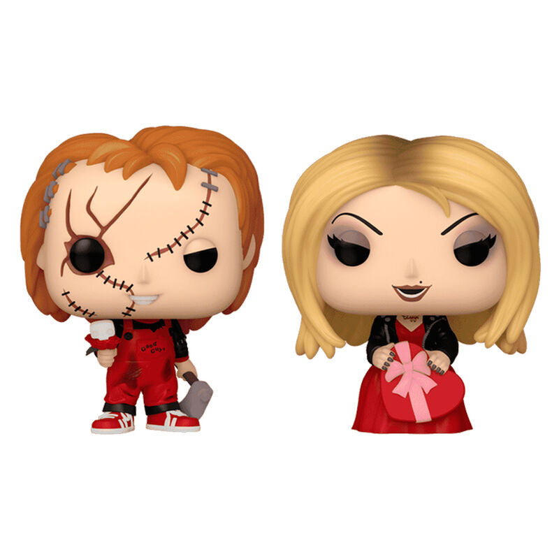 Imagen de Blister 2 Figuras Pocket Pop Chucky & Tiffany Valentine parte de nuestra colección en Espadas y más, sitio oficial.