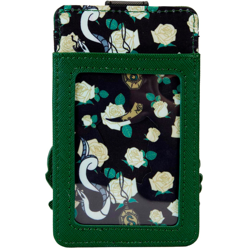 Imagen de Tarjetero Slytherin House Tatto Harry Potter Loungefly parte de nuestra colección en Espadas y más, sitio oficial.