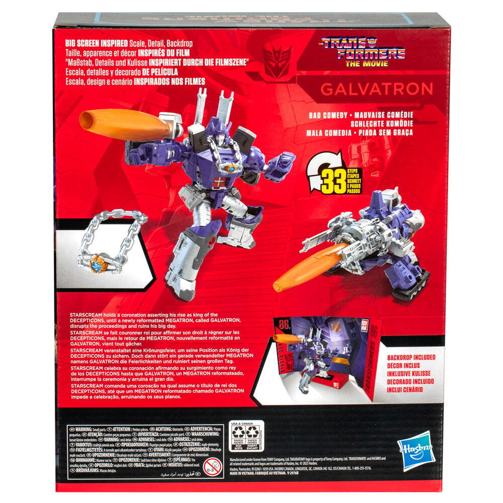 Imagen 5 - Figura Galvatron Studio Series The Movie Transformers 21,5Cm