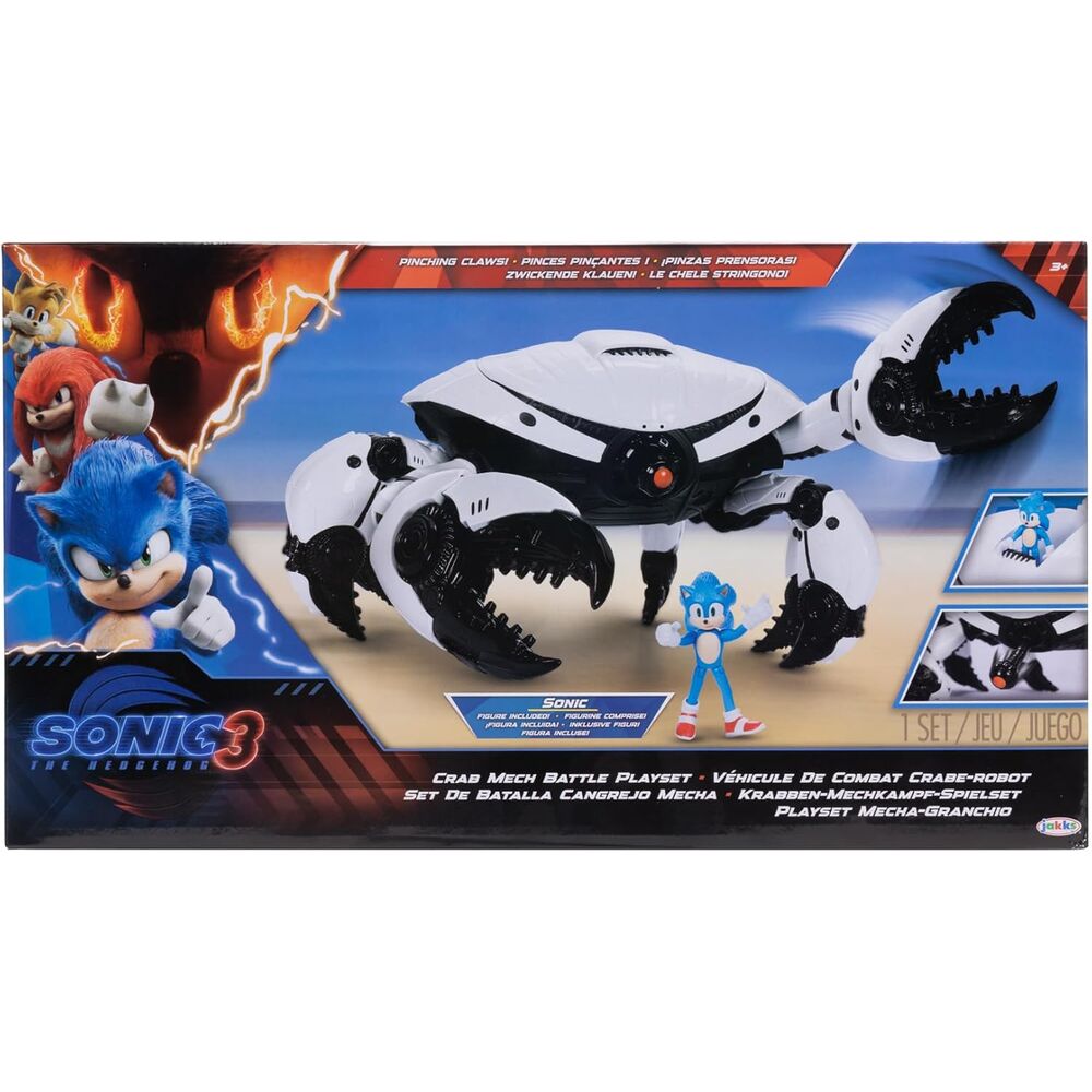 Imagen de Playset Crab Mech Battle Sonic 3 parte de nuestra colección en Espadas y más, sitio oficial.