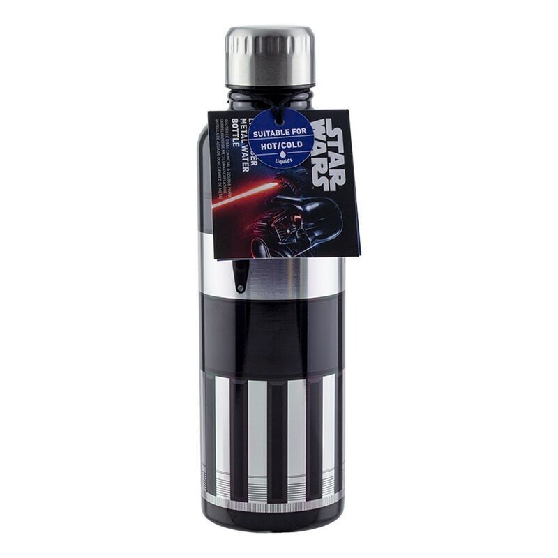 Imagen de Botella Acero Inoxidable Sable Darth Vader Star Wars 500Ml parte de nuestra colección en Espadas y más, sitio oficial.
