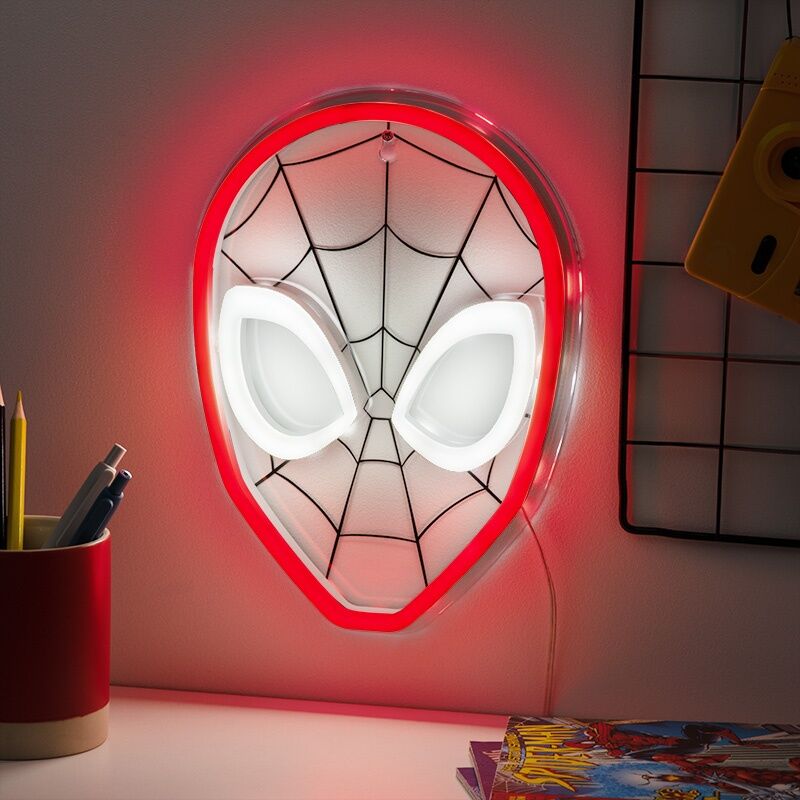 Imagen de Lampara Pared Led Spiderman Marvel 26Cm parte de nuestra colección en Espadas y más, sitio oficial.