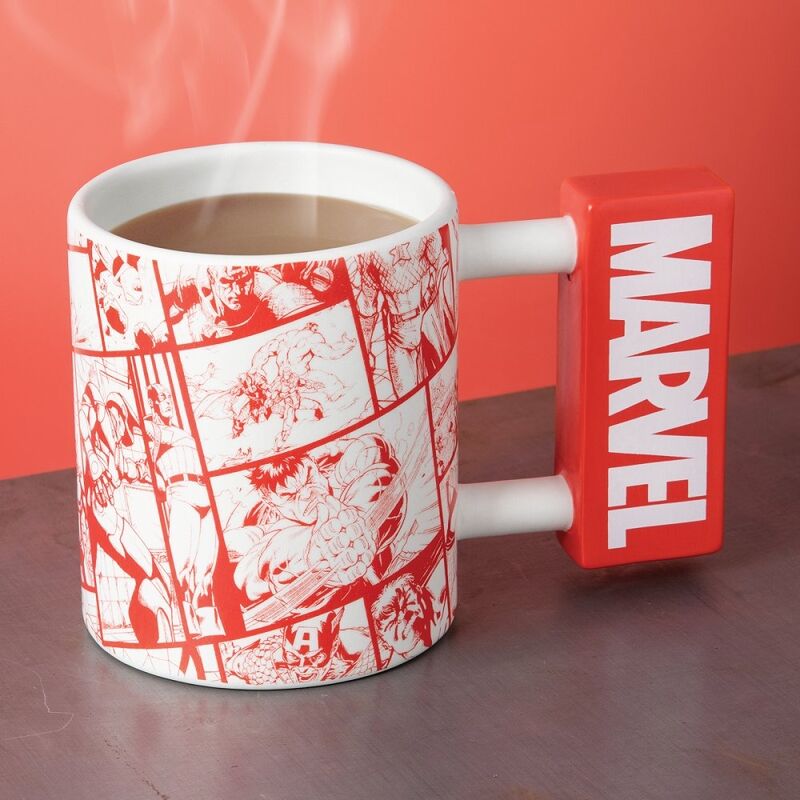 Imagen 4 - Taza Logo Comics Marvel 300Ml
