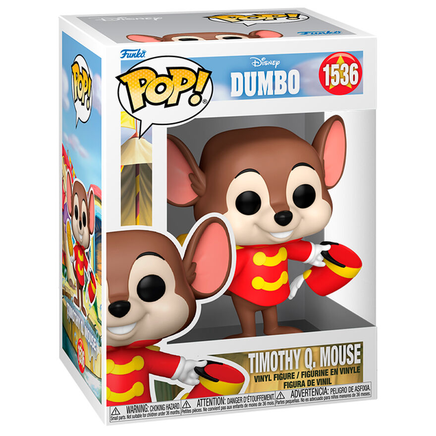Imagen 1 - Figura Pop Disney Dumbo Timothy Q Mouse