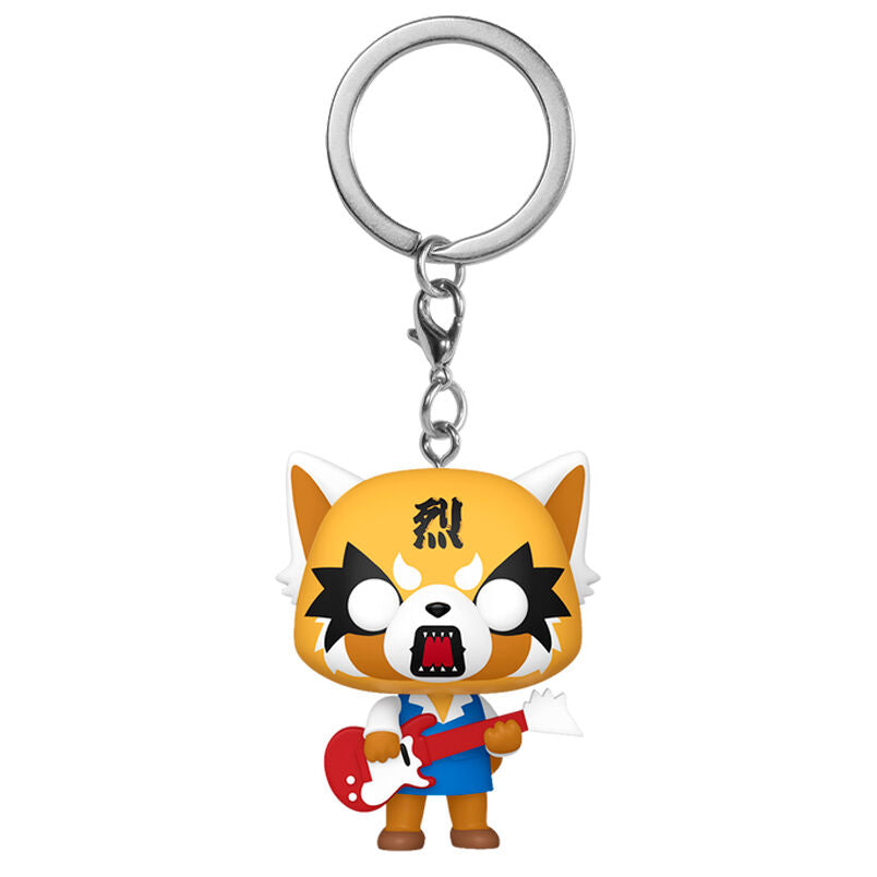 Imagen de Llavero Pocket Pop Aggretsuko - Aggretsuko With Guitar parte de nuestra colección en Espadas y más, sitio oficial.