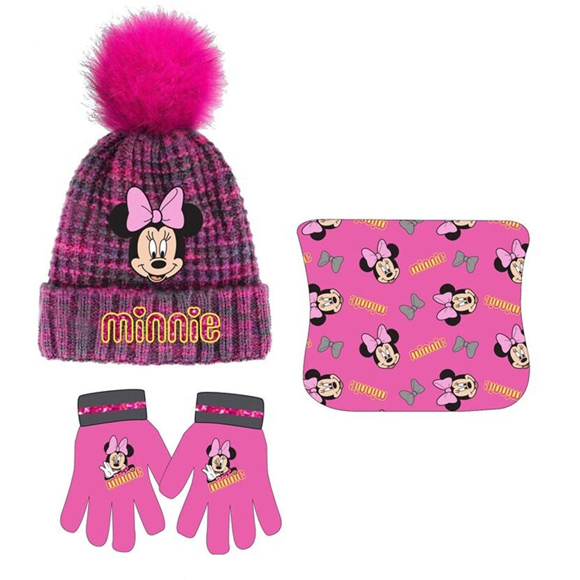 Imagen de Conjunto Gorro Guantes Braga Cuello Minnie Disney 2 parte de nuestra colección en Espadas y más, sitio oficial.