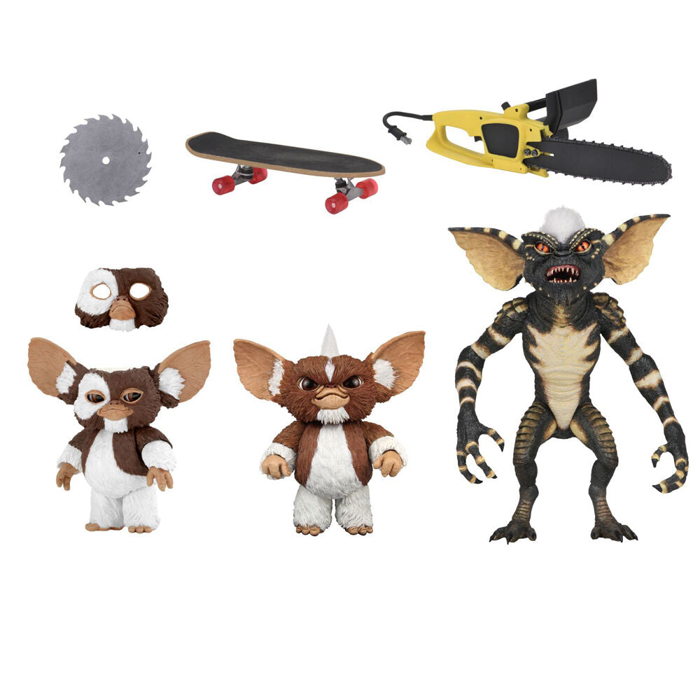 Imagen 2 - Blister 3 Figuras Evolution Of The Gremlin 40Th Anniversary Gremlins 18Cm