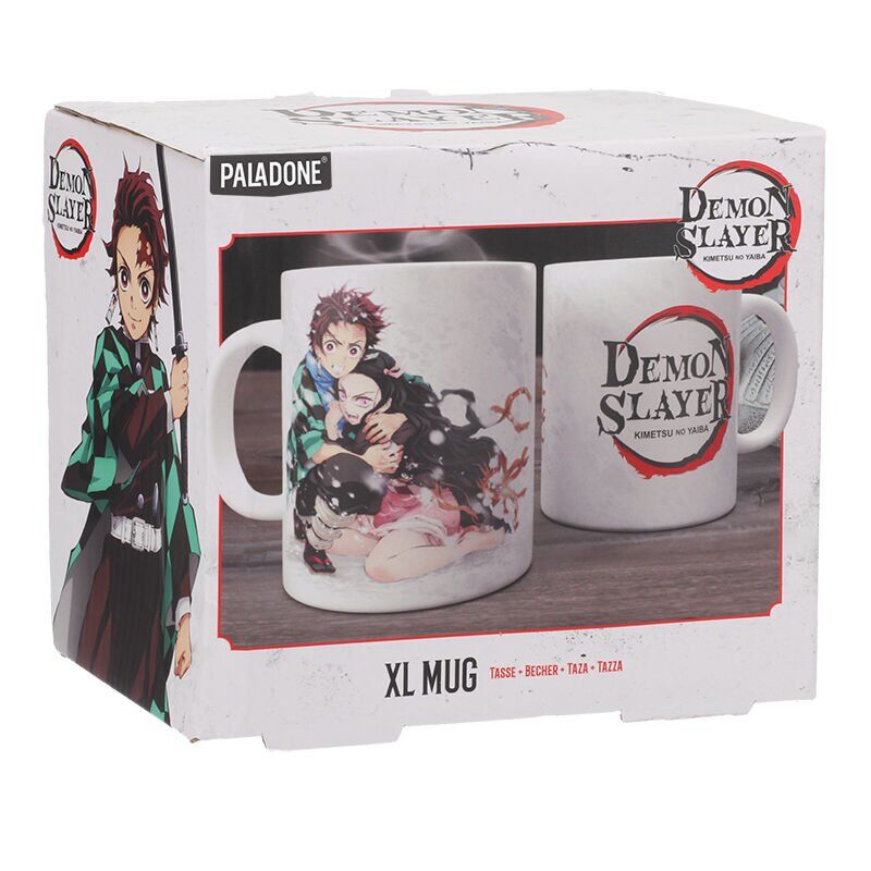 Imagen de Taza Tanjiro Y Nenzuko Demon Slayer Kimetsu No Yaiba parte de nuestra colección en Espadas y más, sitio oficial.
