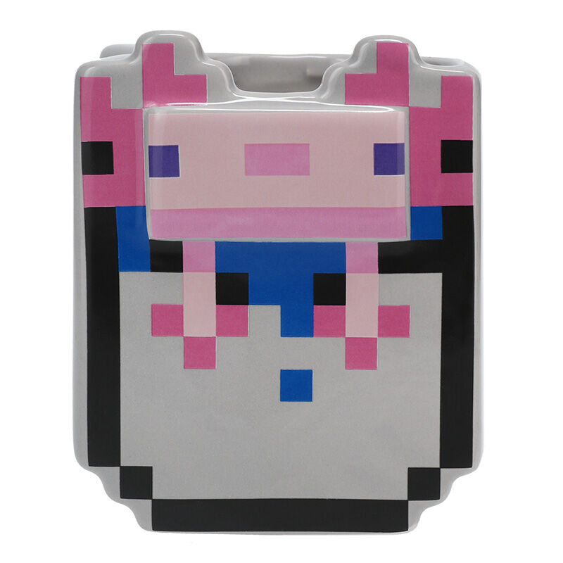 Imagen 1 - Taza 3D Ajolote Minecraft 400Ml