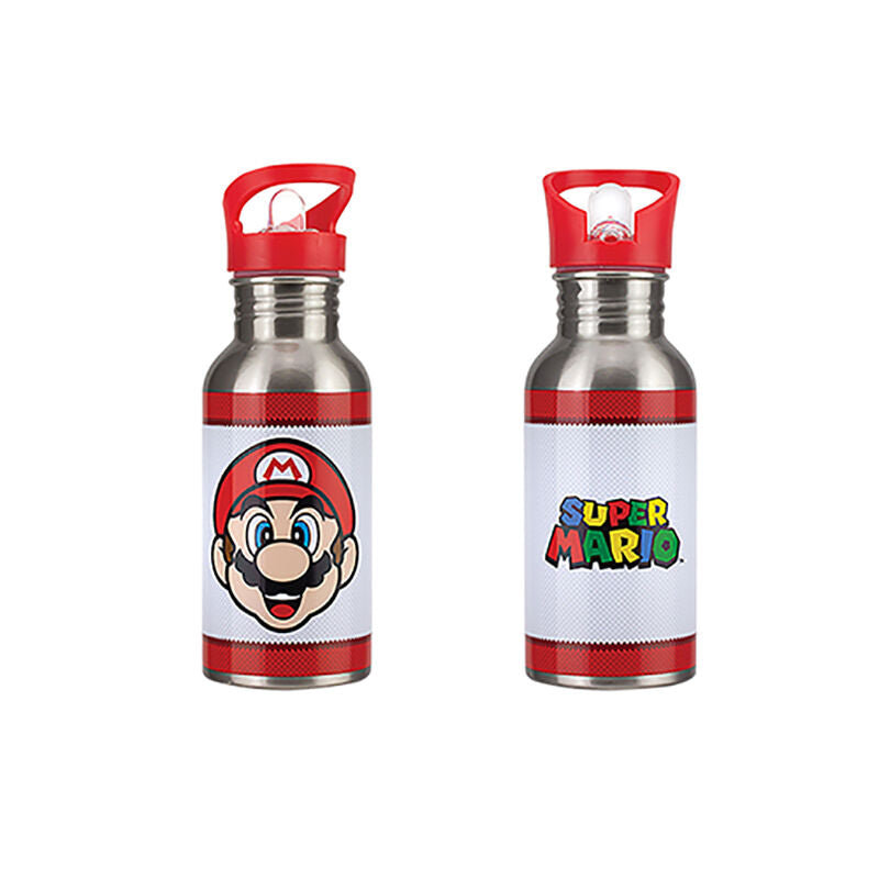 Imagen de Cantimplora Acero Inoxidable Super Mario Bros 500Ml parte de nuestra colección en Espadas y más, sitio oficial.