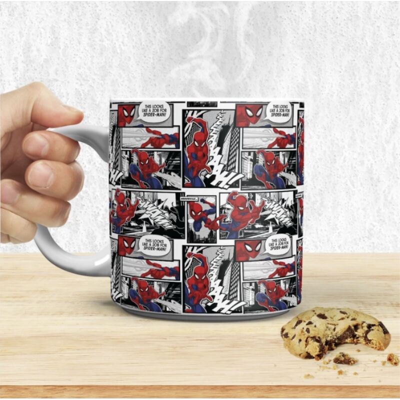 Imagen de Taza Comic Spiderman Marvel 550Ml parte de nuestra colección en Espadas y más, sitio oficial.
