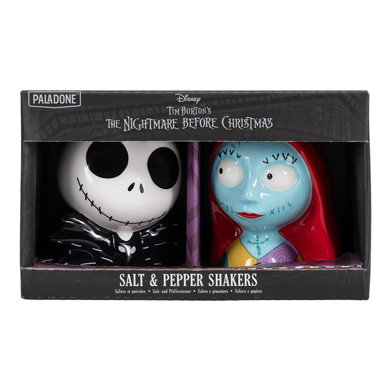 Imagen 2 - Set Salero Y Pimentero Jack & Sally Pesadilla Antes De Navidad Disney 7Cm
