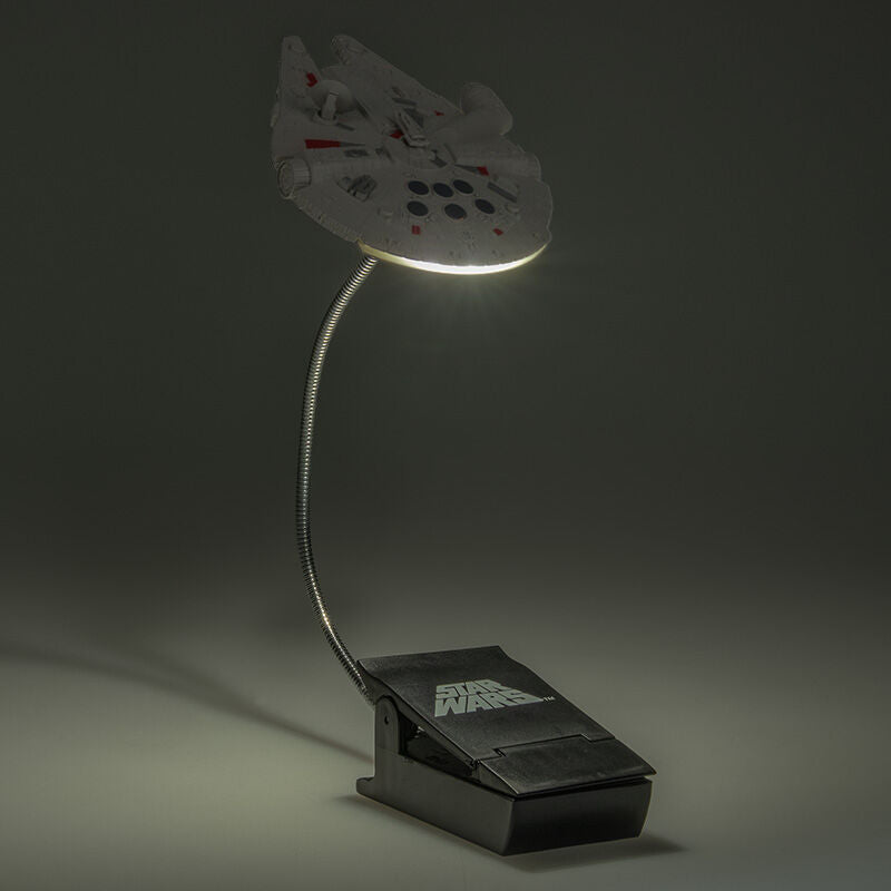 Imagen 2 - Lampara Para Libro Halcon Milenario Star Wars 20Cm